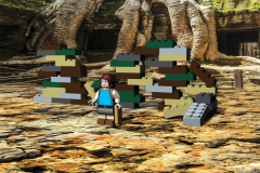 Lego Lara Croft en situation (3DS Max)